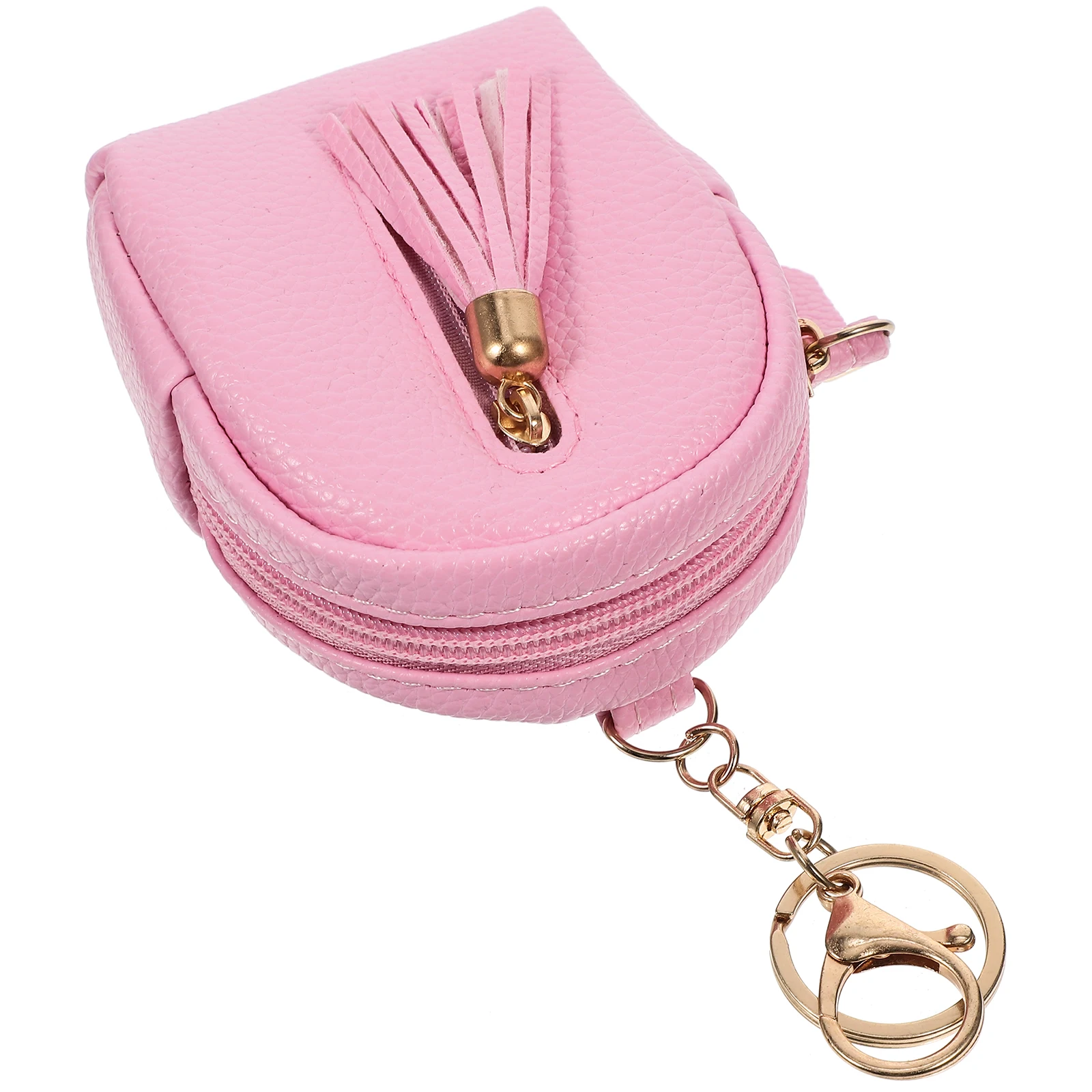 

1 pc Lovely Zipper Trendy Key Ring Handbag Creative Mini Backpack Portable Coin Purse Adorable Clutch Bag Elegant Change Bag