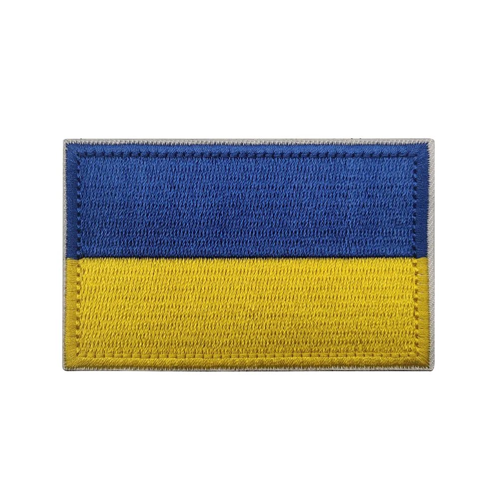 Ukrainian Cloth Embroidered Armband Morale Seal Backpack Patch Patches on Clothes Military Patches for Clothing Sewing Iron DIY