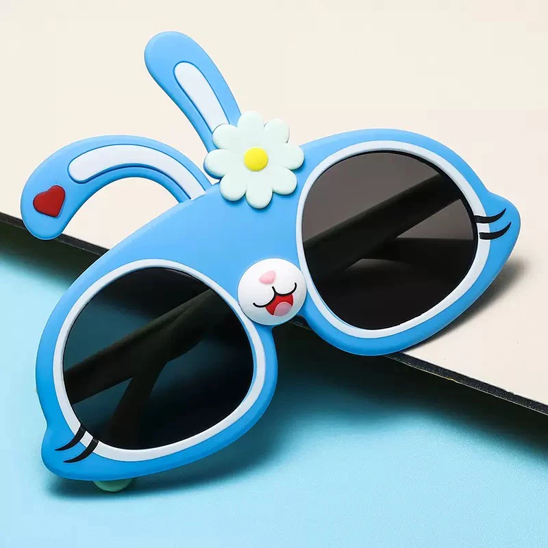 

New Children Cute Cartoon UV400 Sunglasses Boys Girls Colors Outdoor Kids Sun Protection Sunglasses Baby Sport Shades Glasses