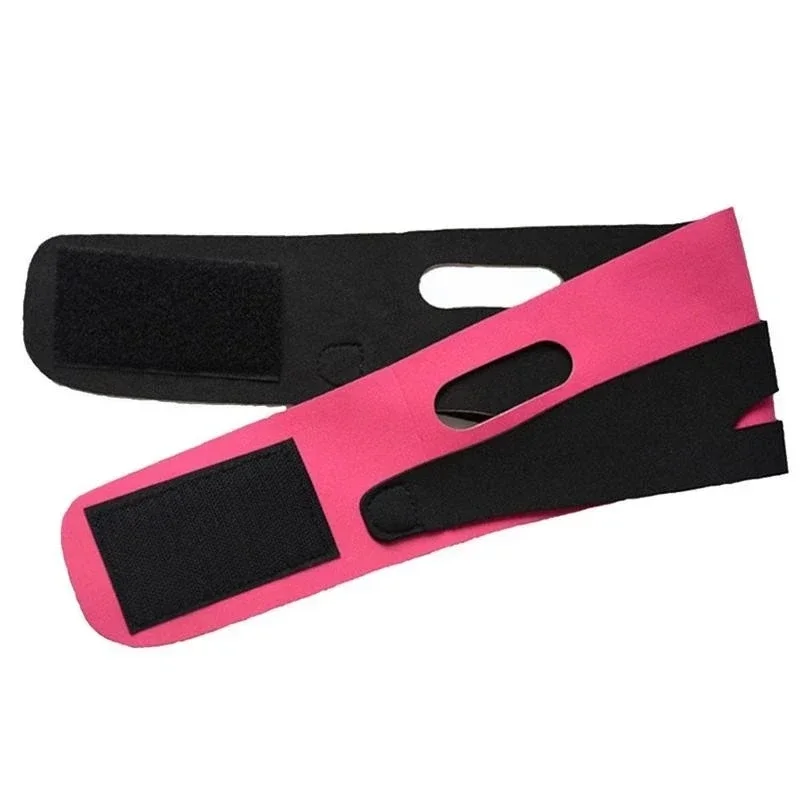 Vendaje de estiramiento Facial en V para el cuidado de la piel, vendaje elástico para la barbilla, estiramiento Facial en forma de línea en V, cinturón adelgazante para mejillas y cuello, 1 piezas