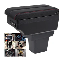 For Land Rover Freelander 2 Armrest Box Central Content Interior Elbow Arm Rest Storage Car-styling Accessories Part with USB