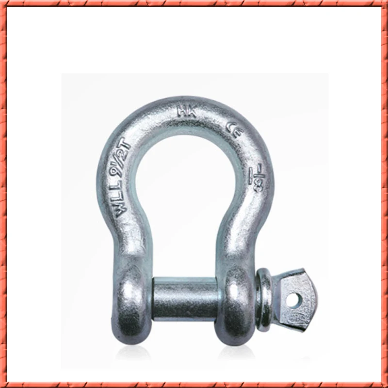 1Pcs/Lot High-Intensity U-Bolts Bow Shackle 12T/13.5T/17T/25T/35T/55T (Ton) Type U Sling Bolt Rope Screw Bow Shackle Cufflinks