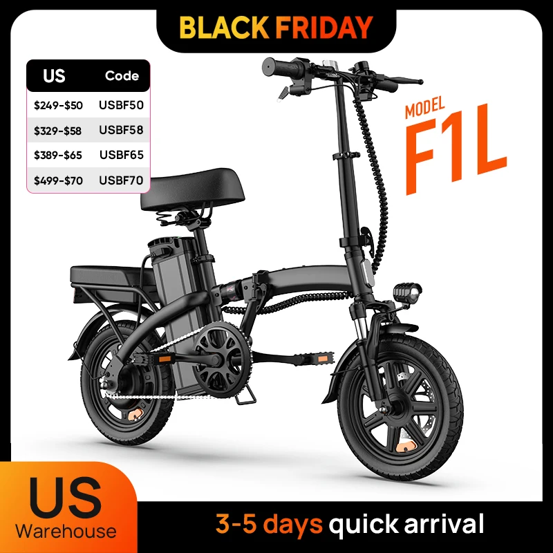 

Складной электронный велосипед 14 дюймов, пиковый двигатель мощностью 500 Вт, аккумулятор 48 В (диапазон 40–60 км), двойная подвеска, портативный для поездок на работу и хранения в багажнике