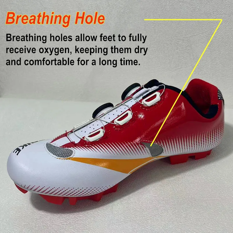 SIDEBIKE Nylon Cycling Sneaker Mtb Mountain Bicycle Shoes Breathable Men\'s Sneakers Atop Knob Sport Shoes for Adults