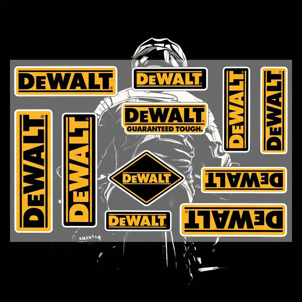DEWALT Stickers Moto Sticker Auto Body Bumper Windows Motorcycle Laptop Walls Vinyl Decal Car Tuning Accessories