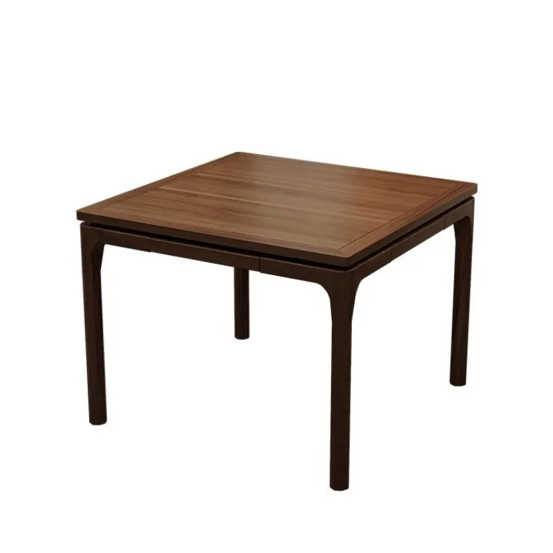 

Solid wood eight immortals old elm Chinese tea table square table chess and card square