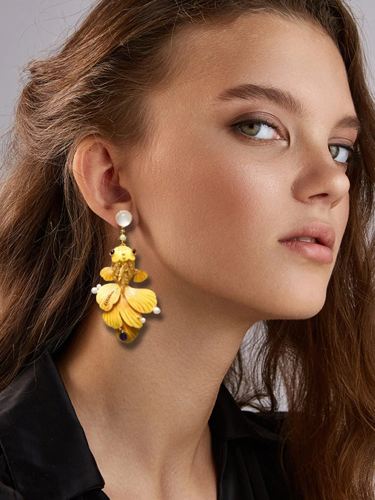 

Female Fish Earrings Symbolizing and Elegances for Fashion Forward Women