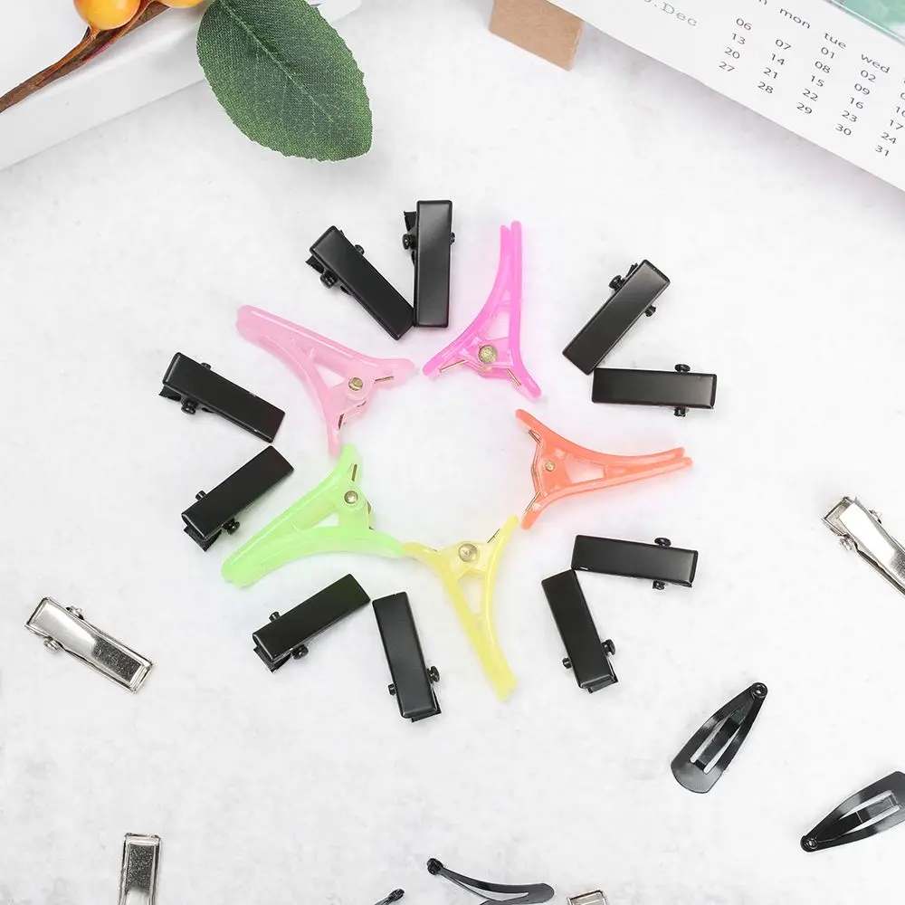 10pcs น่ารัก DIY ตุ๊กตา Hairpin อุปกรณ์เสริมเด็กคลิปผม Headwear MINI โลหะ/พลาสติก Headclip ตุ๊กตาหัวคลิปสาวของขวัญ