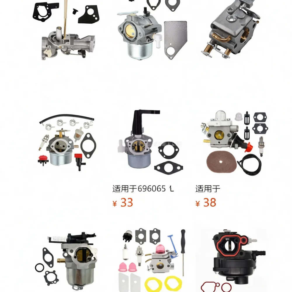 Carburetor C1U H60 Fits 25cc 26cc 30cc Ryobi Homelite RY28100 Garden Power Tool Engine Replace Accessories Fuel Supply System