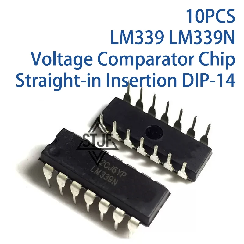 10PCS LM339 LM339N Voltage Comparator Chip Straight-in Insertion DIP-14