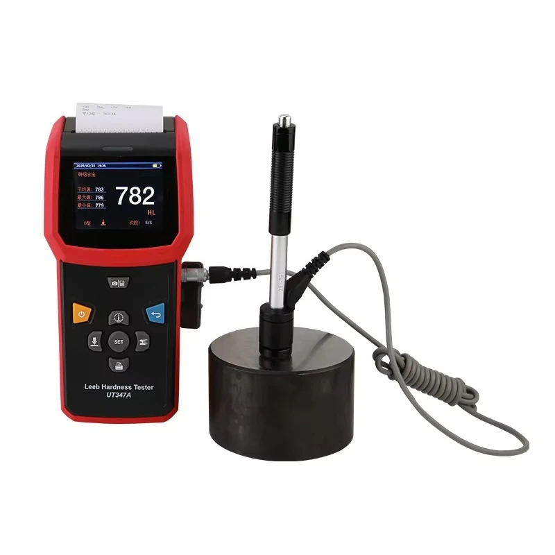 UT347A Manual Portable Digital Hardness Tester 640*480 Pixels High Precision Rockwell Vickers Plastic
