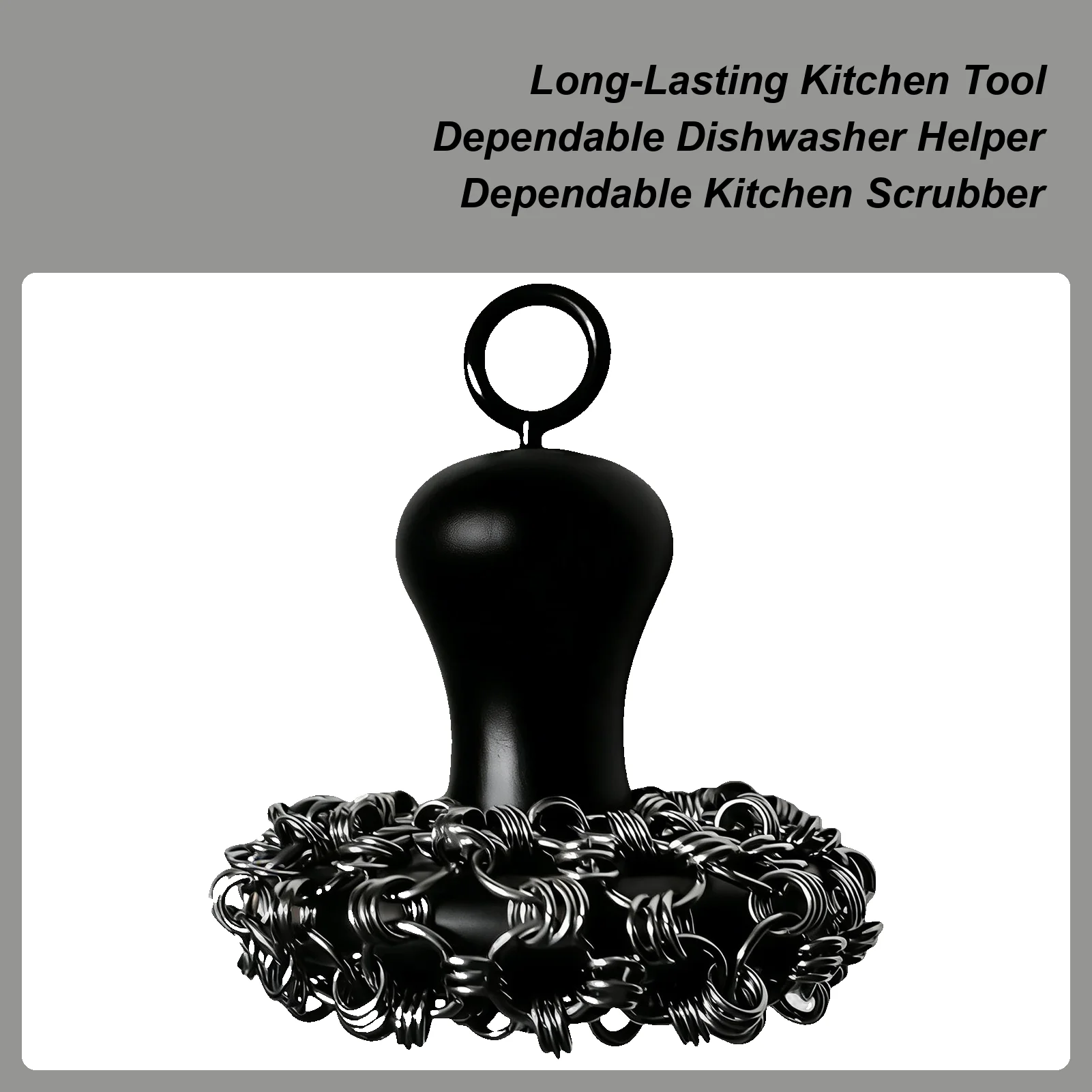 

Cast Iron Pan Scrubber Stainless Steel Cute Shape Cast Iron Cleaning Tool Pan Scrubber For Grill Griddle Kitchen Camping RV Home