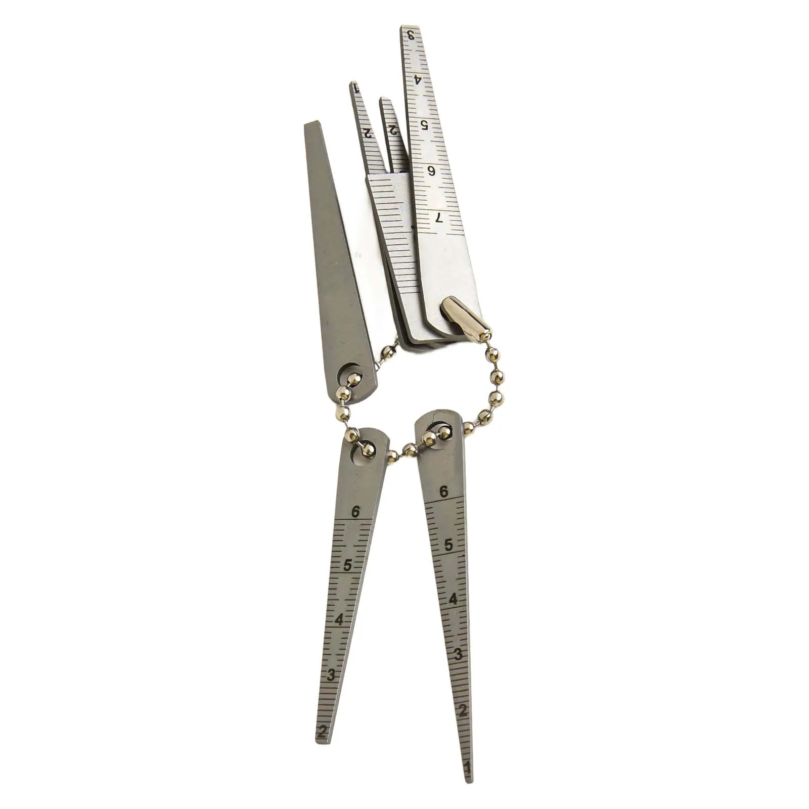 

2-6mm Tapered Ruler Tapered Ruler For Precision Tool Tool Part Stainless Steel Ruler 7 Pieces Gauge Set Clear Font
