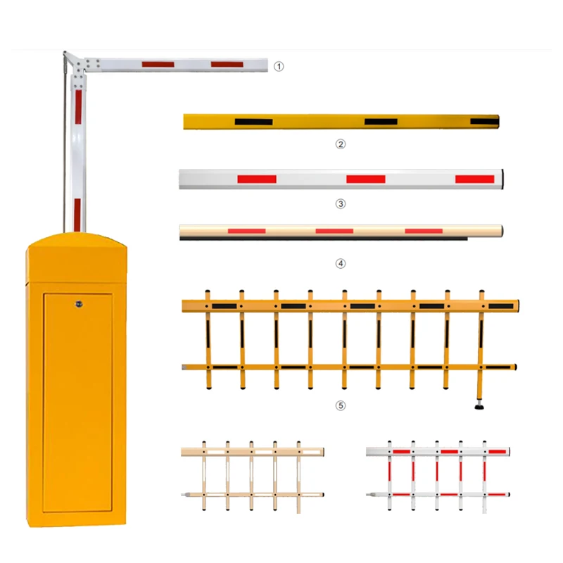 2023 Hotsale DC 24V Motor Car Parking Boom Barrier Gate with Anti-Crash Function