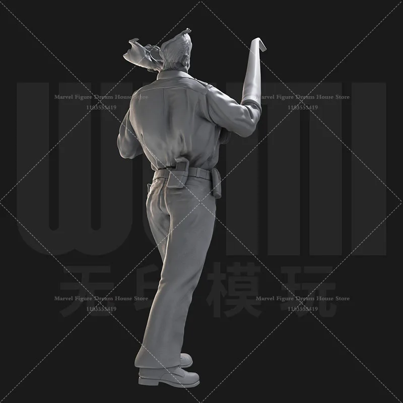 1/24 1/18 масштаб искусственный интеллект робот научная фантастика фильм DIY самособранная GK 3D смола неиспанная белая кукла игрушки