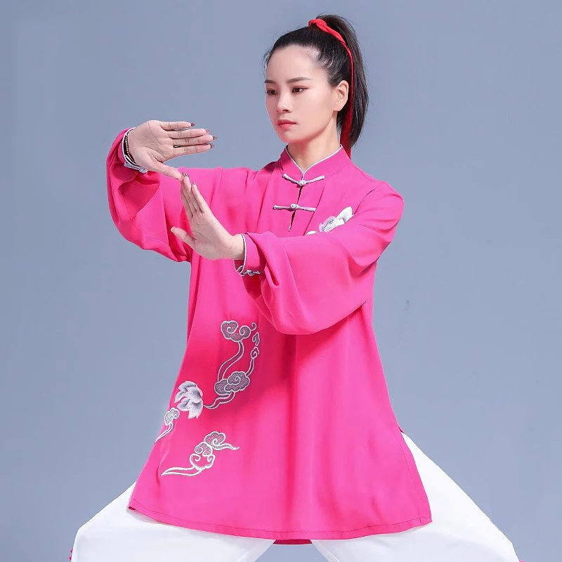 Unisex Tai Chi Suit 2025 New Arrival Embroidered Neo-Chinese Style Spring/Autumn Martial Arts Competition Wear Breathable Linen
