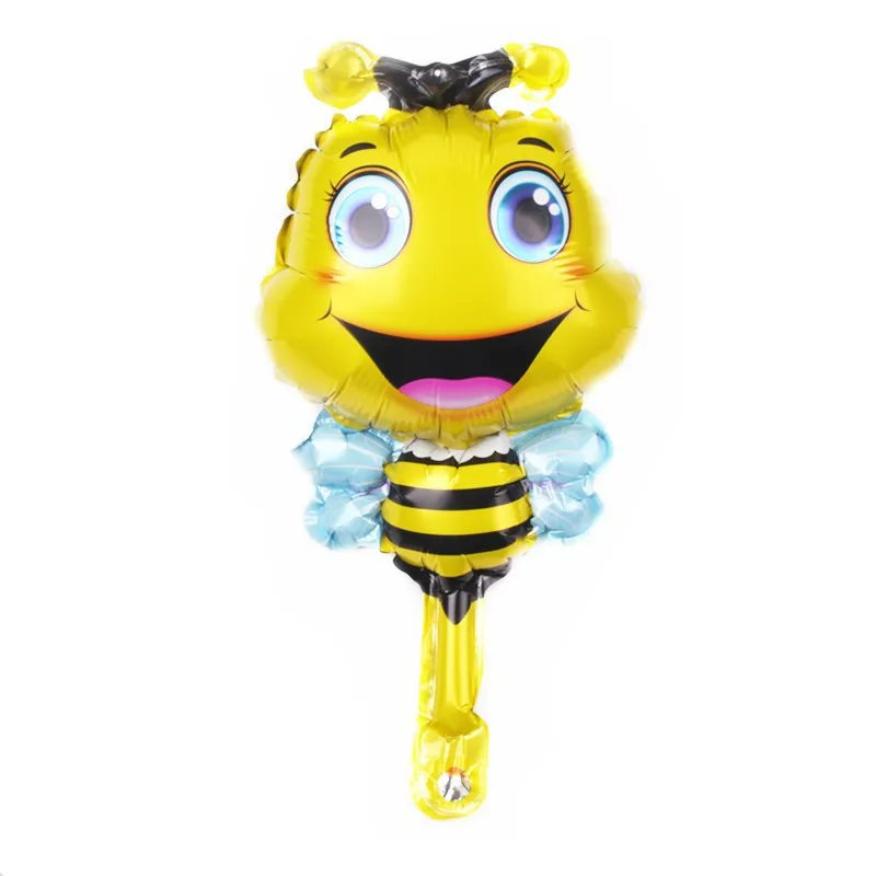 10pcs mini Insects Animals Foil Balloons Bee Gecko Ant Mantis Jungle Ballon Baby Shower Kids Birthday Party Decoration Globos