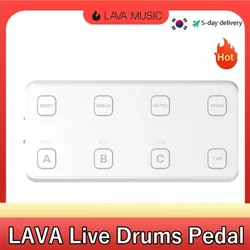 LAVA MUSIC LiveDrums Pedal Wireless Live Pedals Compatible with Lava ME 4, ME Spruce, ME Play & Blue Lava Touch Guitars