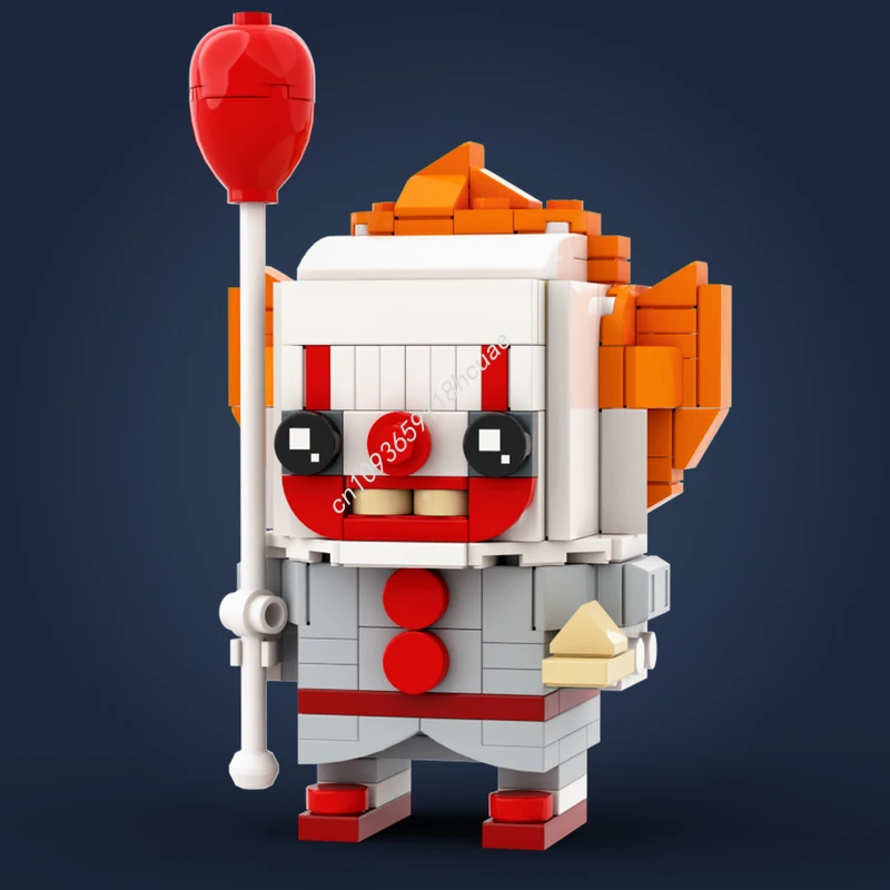 

277 шт. MOC Pennywise Brickheadz Строительные блоки Рождественский подарок Кирпич DIY Инженерный проект Идеально подходит для молодежи в помещении