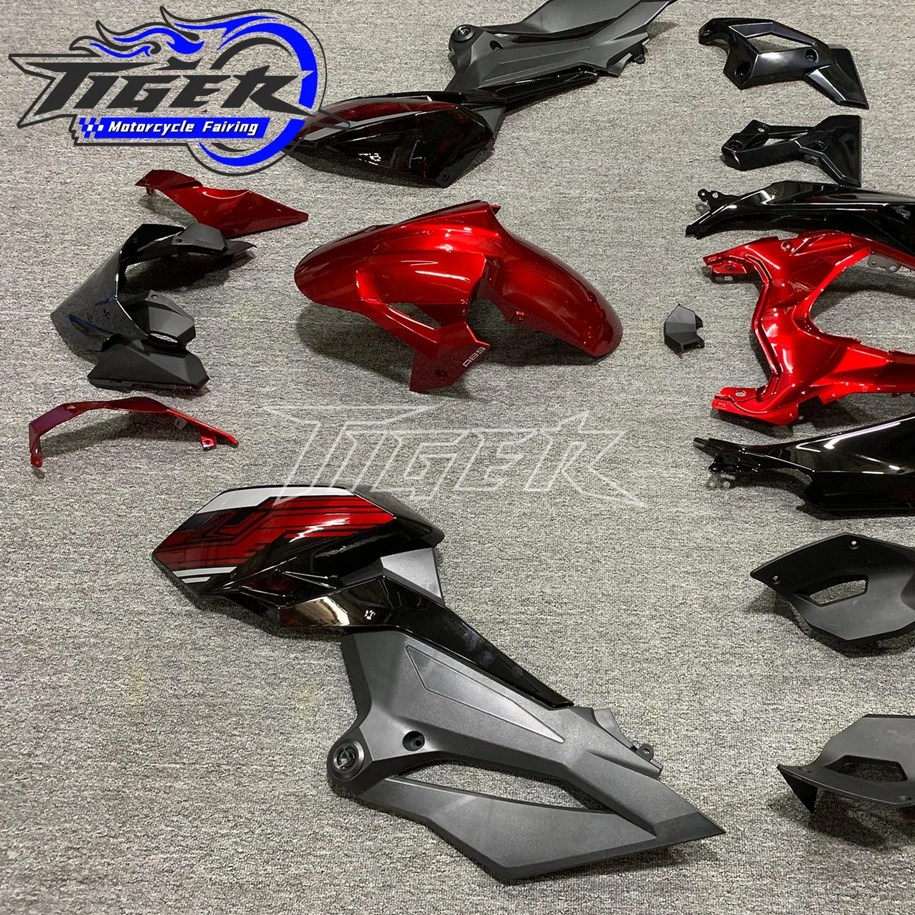 يصلح لكاواساكي Z400 2018 - 2024 دراجة نارية قذيفة هدية هيكل السيارة عدة مجموعة Z 400 18 19 20 21 22 23 24 #5