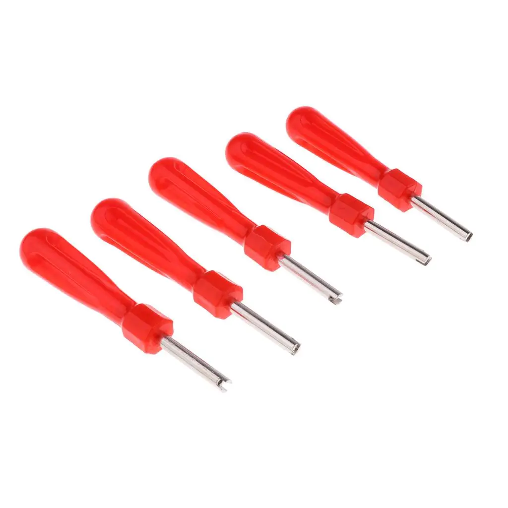 

5 шт., устройство для удаления сердечника клапана для горного велосипеда, установка сердечника клапана, сталь, легко весить