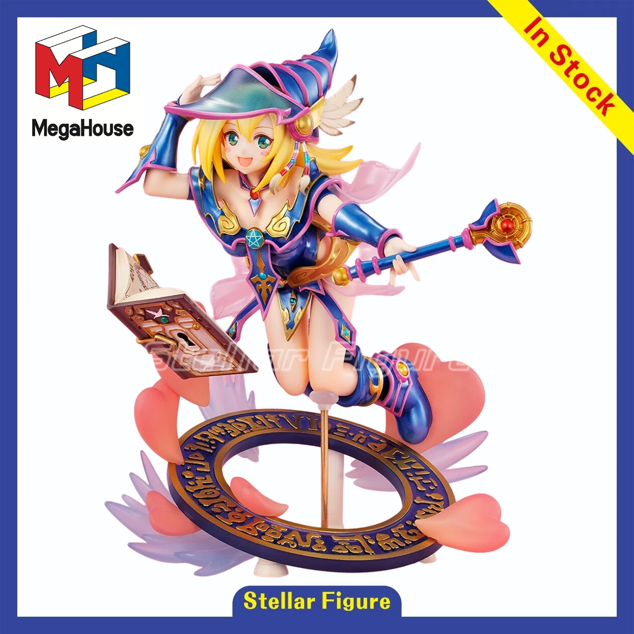 

【SF】В наличии MegaHouse ART WORKS MONSTERS Yu-Gi-Oh! Коллекционная модель фигурки Dark Magician Girl из серии Duel of Monsters, подарок