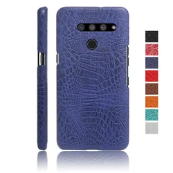 For LG V50 G8 G7 ThinQ V30 Coque Luxury Crocodile Pattern PU Leather Phone Case On The For LG G6 V 30 V50thinq Cover Funda Capa