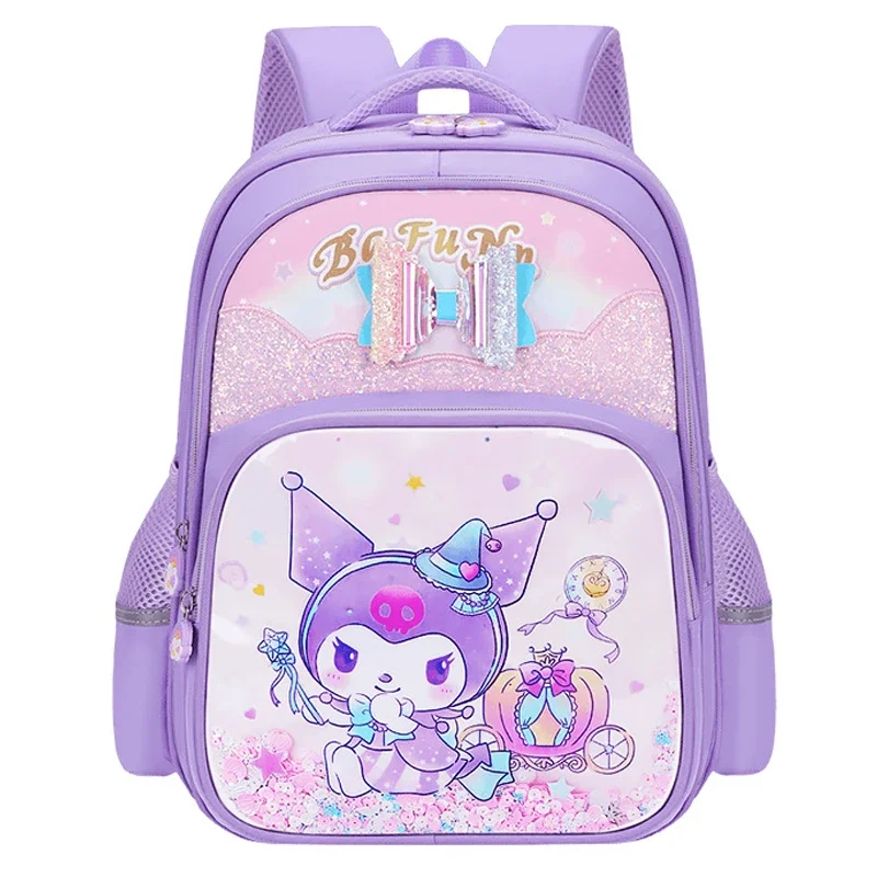 Cinnamoroll Kuromi Melody Cartoon Large Capacity School Bag, Multiple Pockets Waterproof Durable Backpack, Travel, and Daily Use