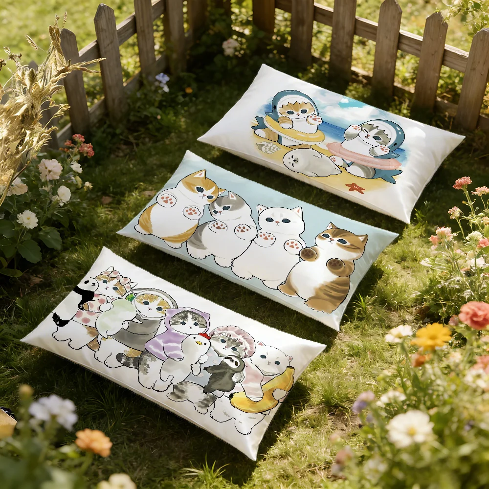 M-Mofusandes-d cute CARTOON cushion cover Hit Product Home Sofa living Room Double-sided Soft Decorative Pillow Cover
