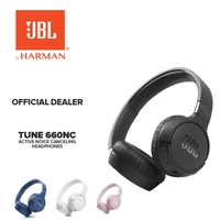 100% New Jbl Tune 660NC /  JBL T660NC Bluetooth Wireless On Ear Active Noice Canceling Headphones