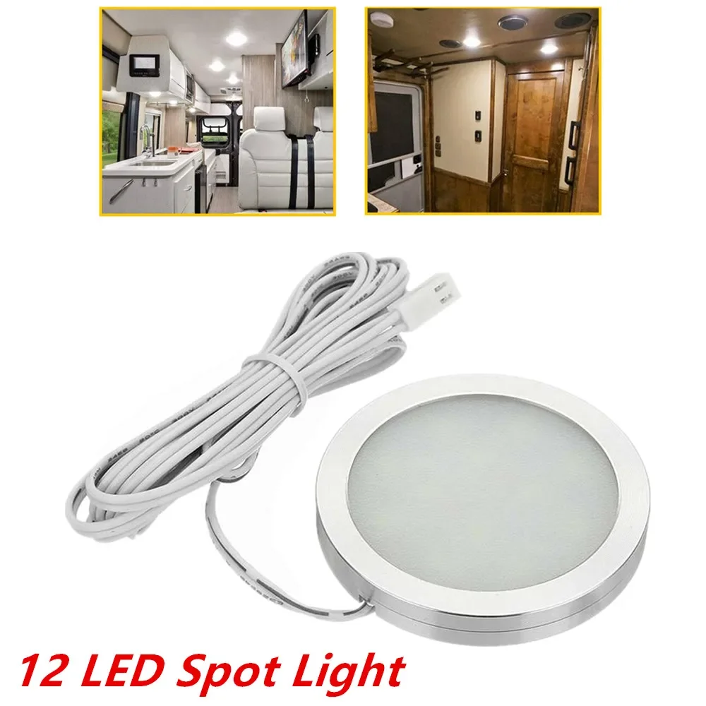 12V Interior Lighting Boat Camping Trailer Lights LED Spot Light Warm Light For Camper Van Caravan Motorhome Lamp Ceiling Light