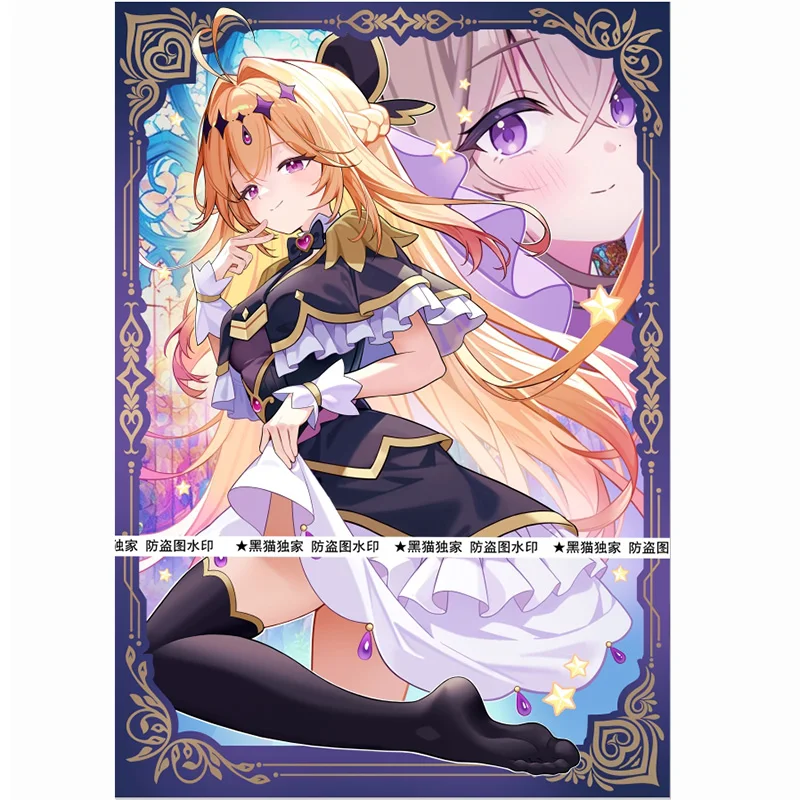 

60pcs/set Star Detective Precure! Moria Ruruka Flash Card Sleeve Anime Game Collection Card Protective Cover Gift Toy 67*92mm