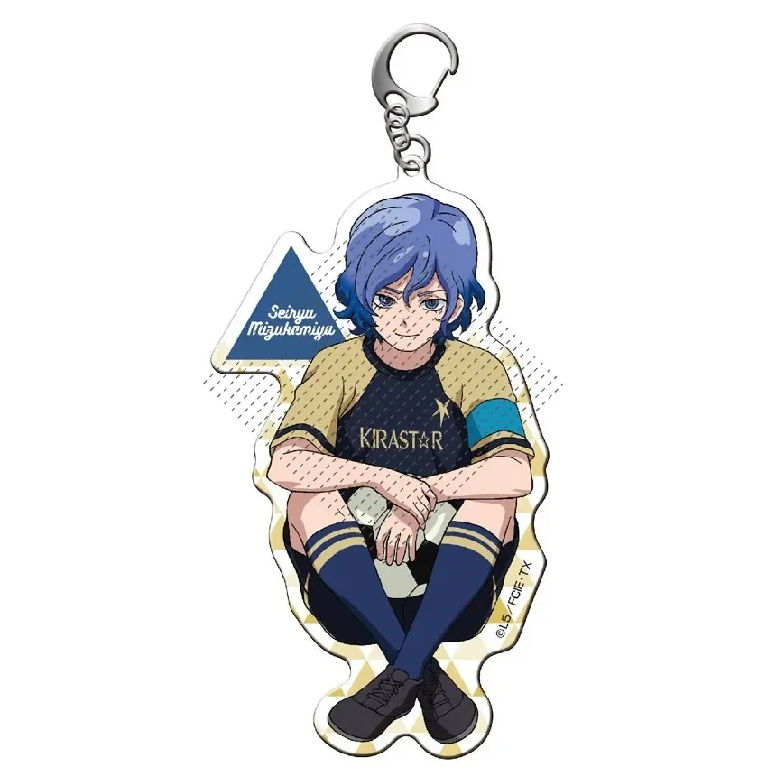 Game INAZUMA ELEVEN 11 Keychain Doll Anime Shuya Goenji Asuto Inamori Ryohei Haizaki Ichirota Acrylic Keyring Pendant for Gift