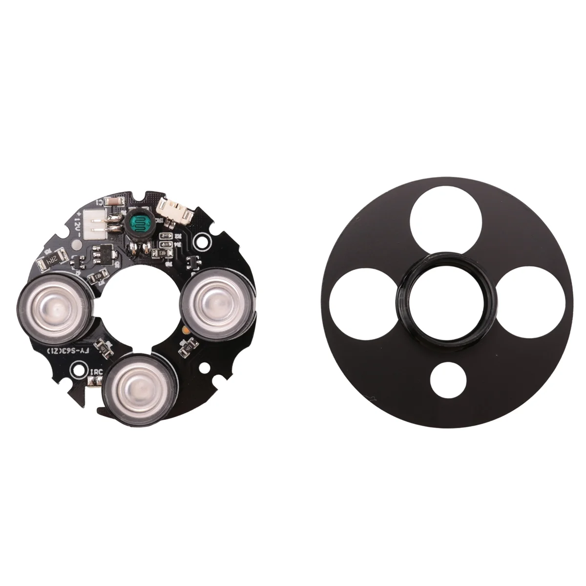 3 matryca IR reflektor led podczerwieni 3x IR tablica LED do kamery CCTV widzenia w nocy (średnica 53mm)