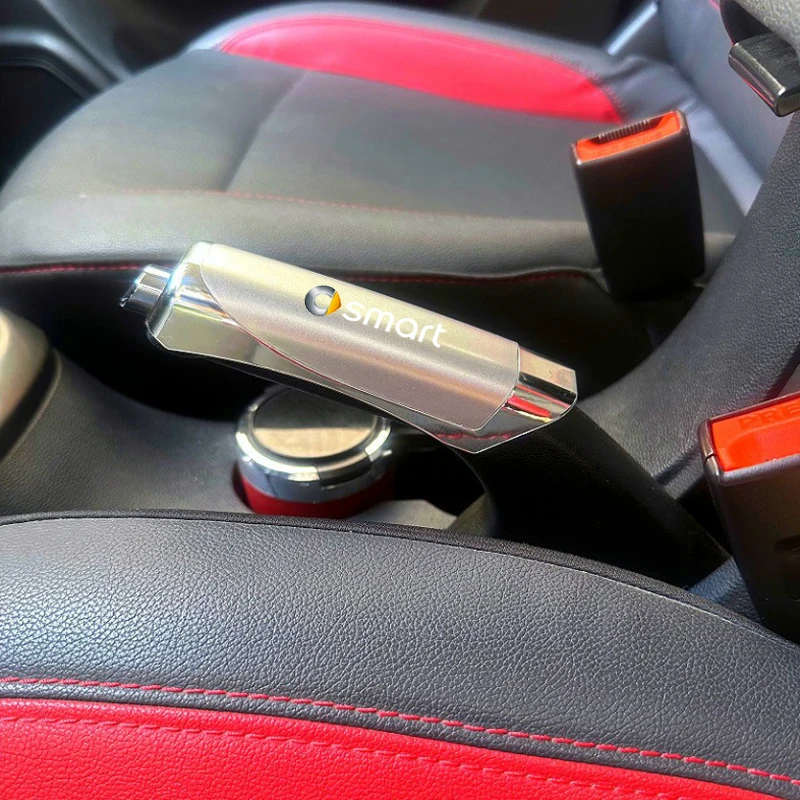 Car Hand Brake Handle Cover Protector Trim For Smart Fortwo 450 451 453 Forfour EQ Cabrio Carbon Fiber Interior Modification Par