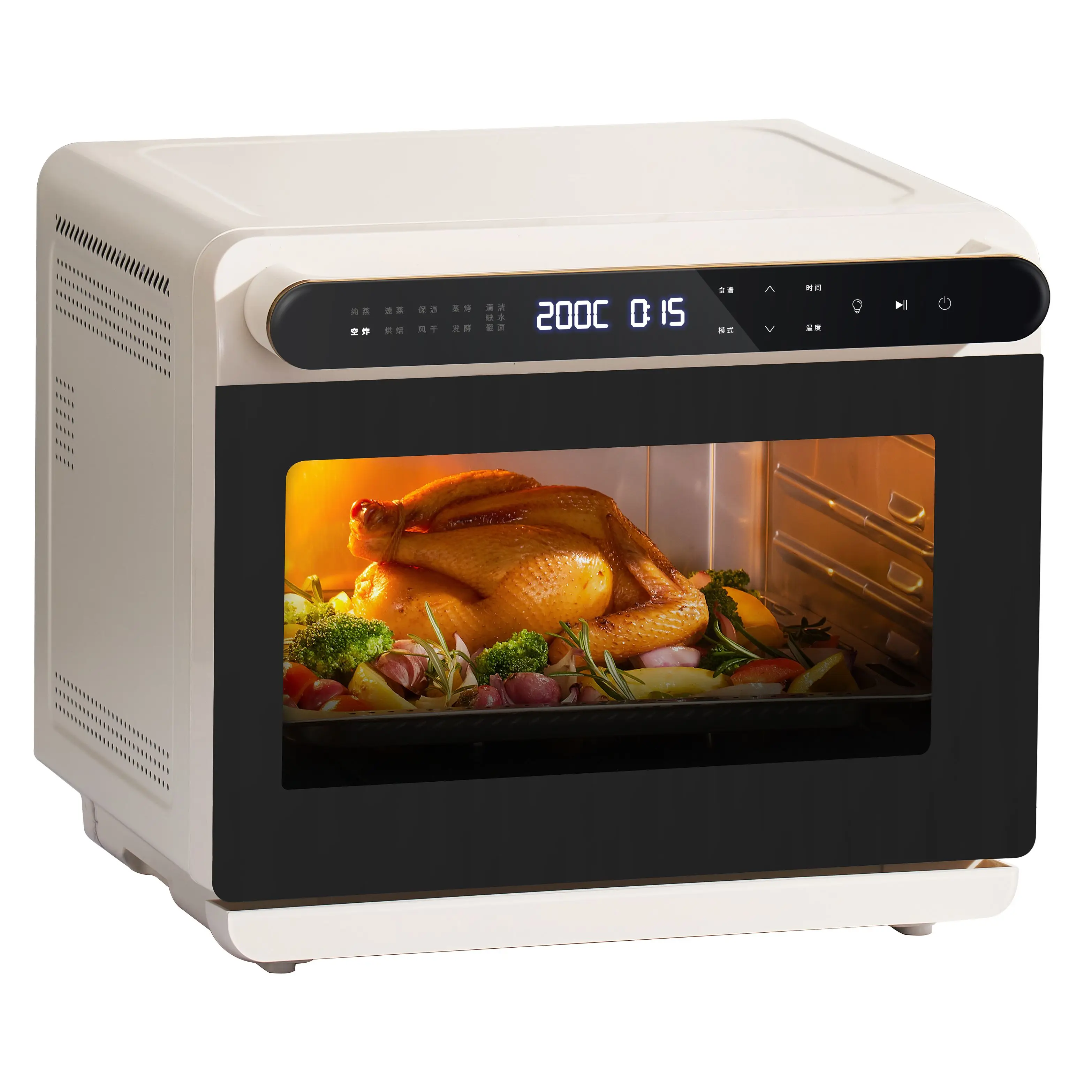 High Costeffective Mini Kitchen Oven 24L Multi-function Electric Toaster Steam Digital Air Fryer Oven