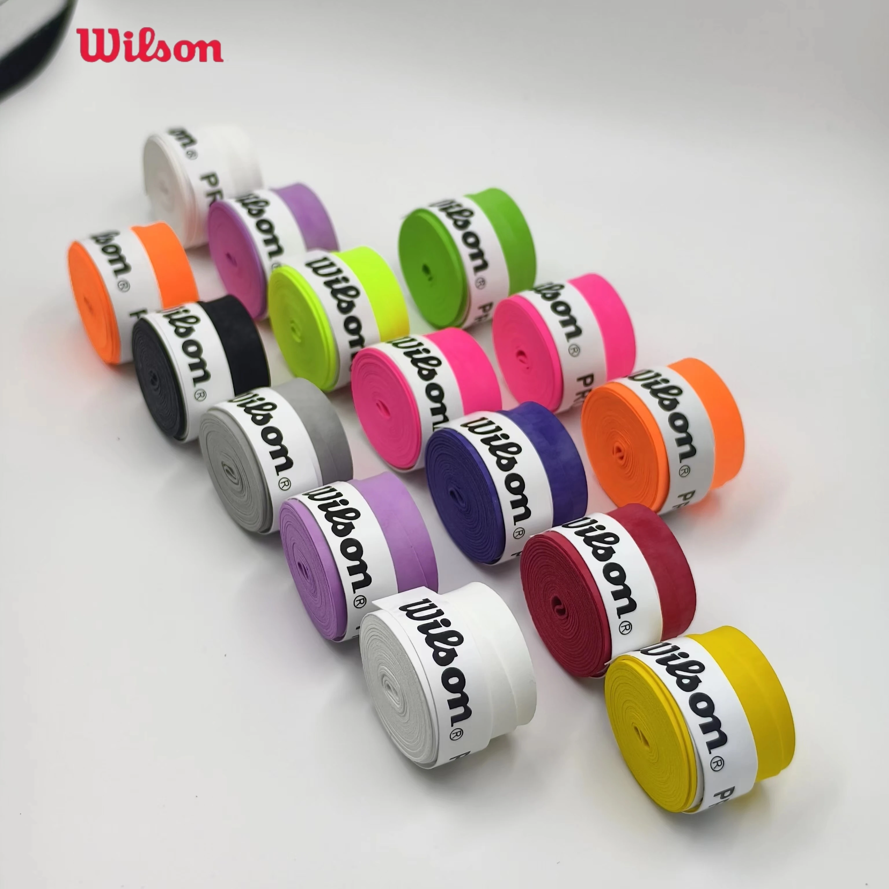 40/16PCS Wilson original tennis pullover PU tennis racket sweat band absorption grip badminton racket handle tennis racket grip