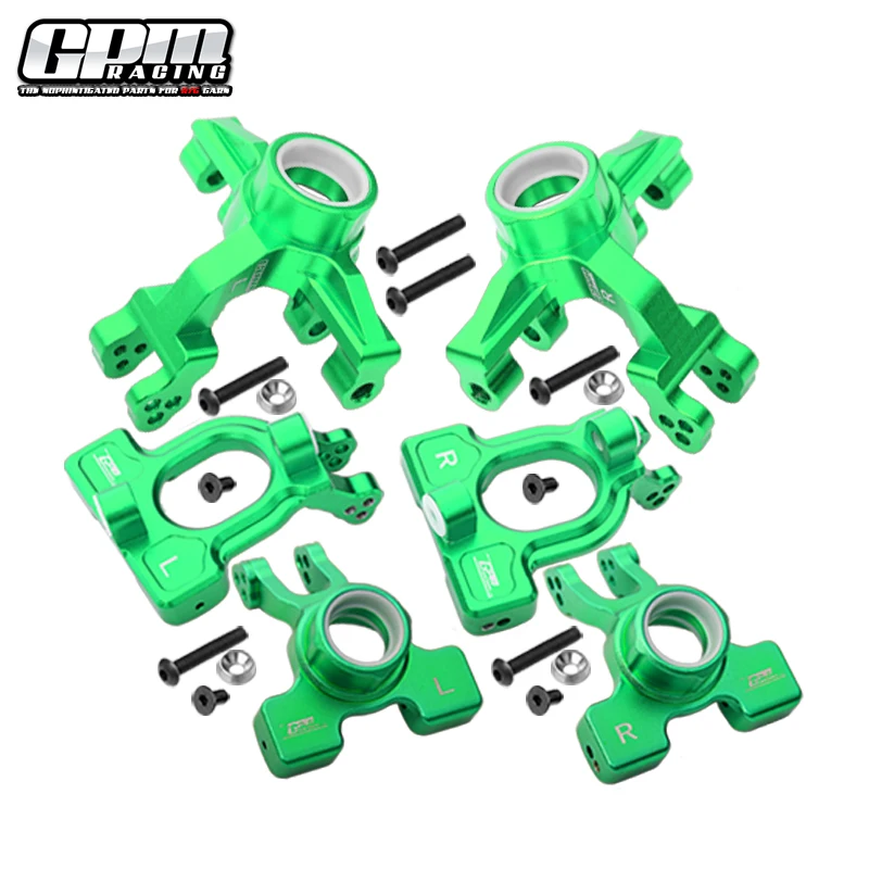 GPM ALUMINIUM VOORSTE C-HUBS, VOOR- EN ACHTERSTE STEUNARMEN 1/10 4WD KRATON 4X4 4S BLX-ARA102690