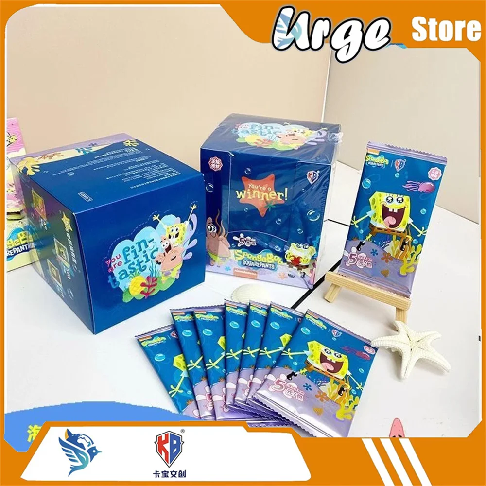 

KABAO SpongeBob SquarePants: Mystery Box Polaroid-Style Collectible Cards Vol.1 5Yuan Pack Anime Official Genuine Periphery Gift
