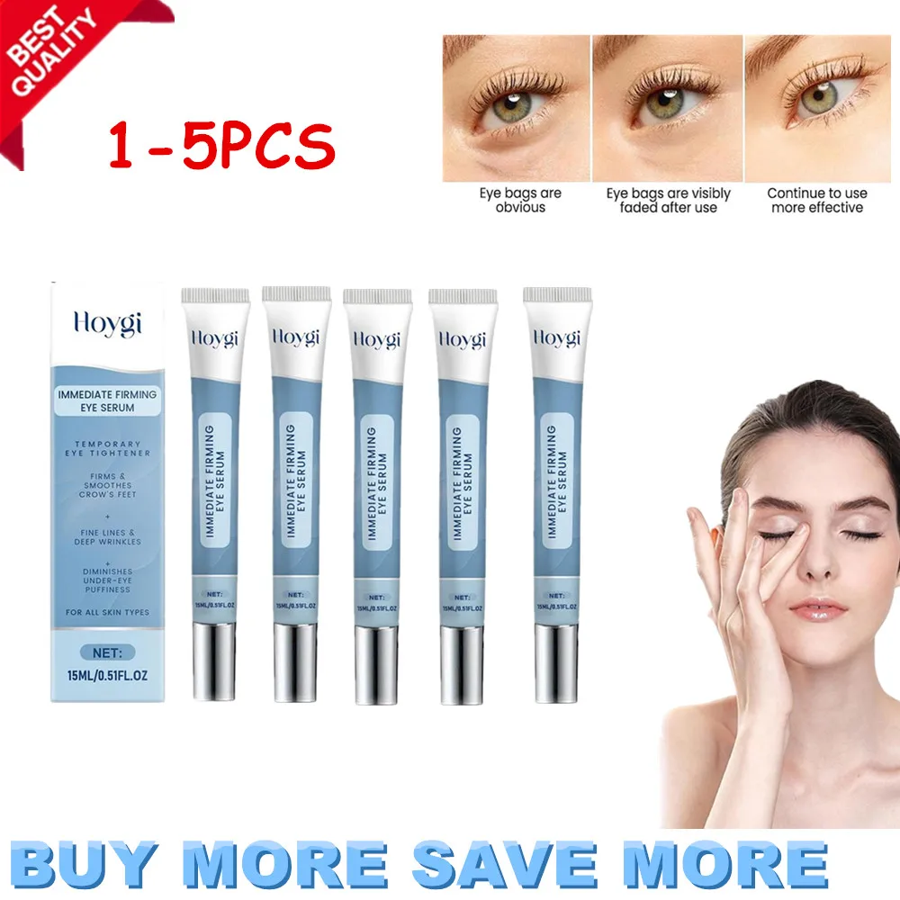 1-5PCS 15ml Instant Eye Firming Cream Augenfaltenreduzierung Essenz Zarte Augenhautstraffung und Lifting Reduziert feine Linien