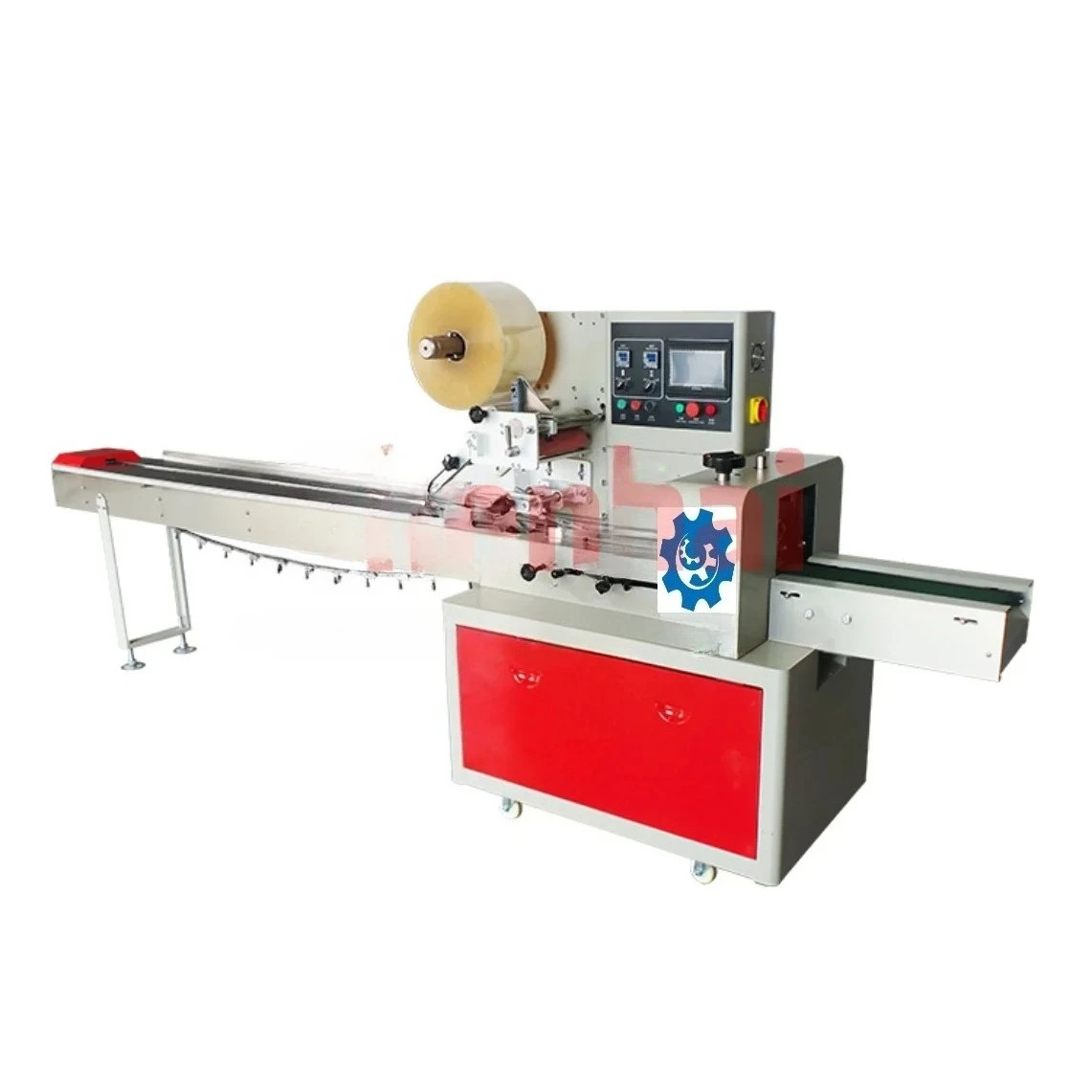 Máquina envasadora automática multifunción tipo almohada para jabones, tartas y caramelos