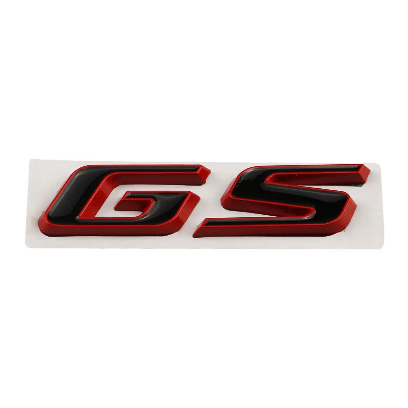 

New 3D metal GS logo modified GS car rear trunk body decal logo sticker suitable for Buick new Buick Regal LaCrosse car sticker