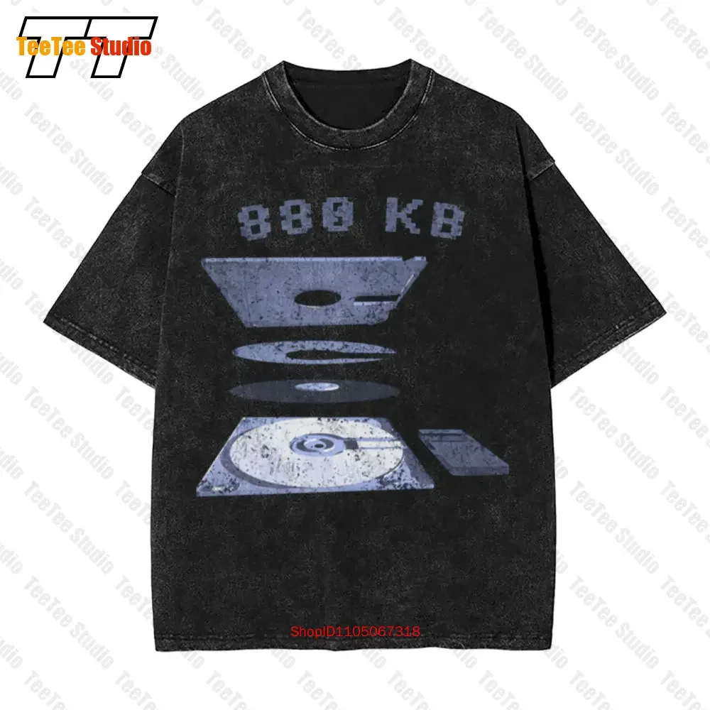 Explosion 3.5 Floppy Disk Commodore Amiga 500 Diskette 880 Kb Vintage Oversized T-Shirt GUYB