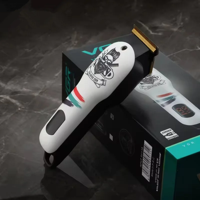 

V-971 профессиональная машинка для стрижки волос перезаряжаемый триммер для волос для парикмахера лезвие с титановым покрытием машина для стрижки волос Бесплатная доставка