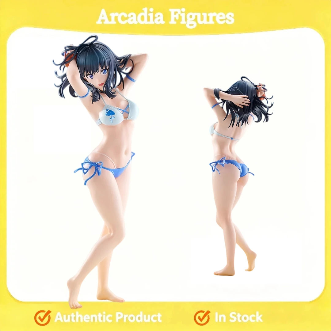 [En Stock] Figura de Acción Original WAVE POP UP PARADE SSSS.GRIDMAN Rikka Takarada BEACH QUEENS, Muñeca Coleccionable de Anime