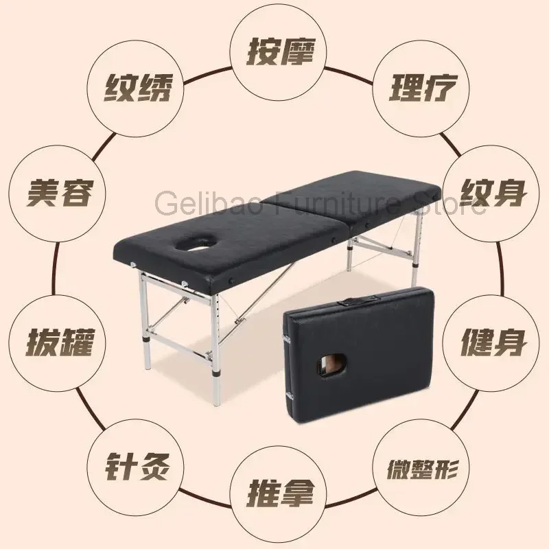 Professional Manicure Table Pink Massage Bed Cover Cosmetology Stretcher Hydrolic Folding Beauty Salon Electric Lashes Portable