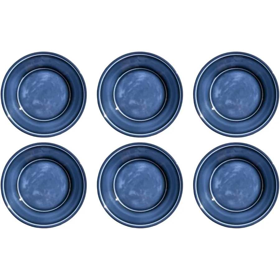 

Madison newWave Safe для микроволновой печи премиум-класса, синяя салатница, набор из 6 8,5 дюймов