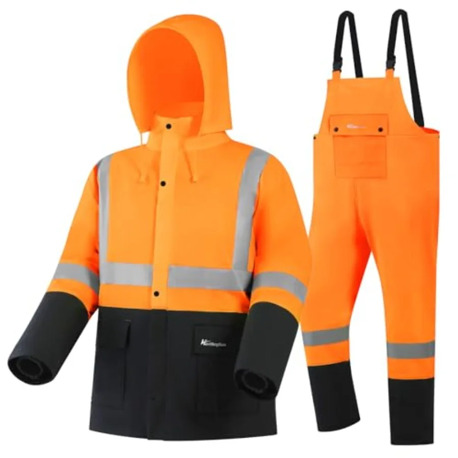 Traje Impermeable, Chaqueta y Pantalón Impermeables, Impermeable para Hombre y Mujer, para Deportes al Aire Libre