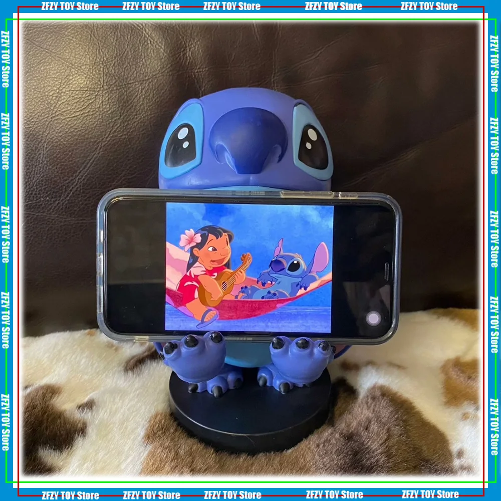 

Игрушечная фигурка Stitch, крепление для телефона, аниме, игровая подставка для контроллера, подставка для телефона, игрушка, коллекционная мультяшная аниме-фигурка, подарок
