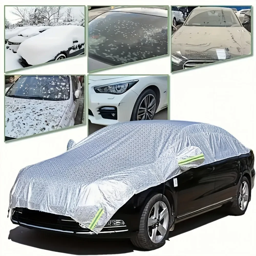 Car Anti-Hail Outdoor Full Cover Rainproof Sunproof And UV-Proof Universal Cotton Suitable For Various Harsh Weather Conditions